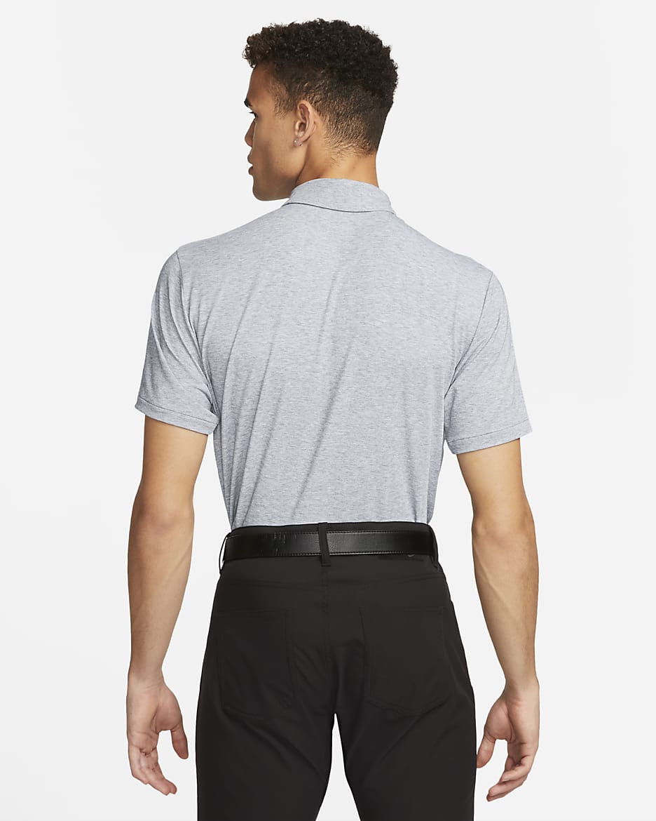 Nike heather dry golf polo deals